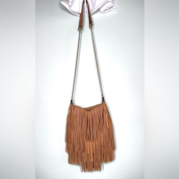 Yoki Faux Suede Fringe Crossbody Bags for Women Western Hippie Shoulder Bag - Picture 2 of 10